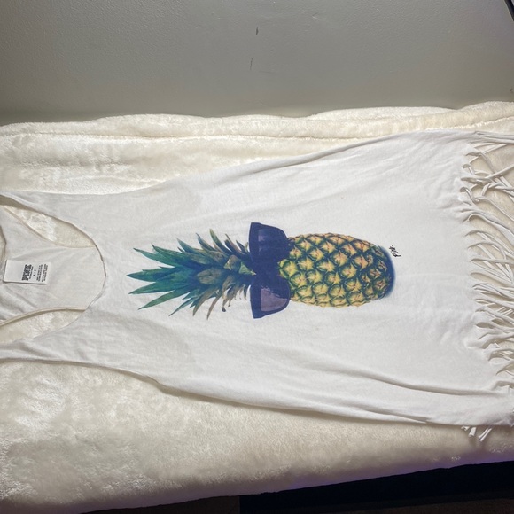 PINK Victoria's Secret Tops - Pink pineapple string tank